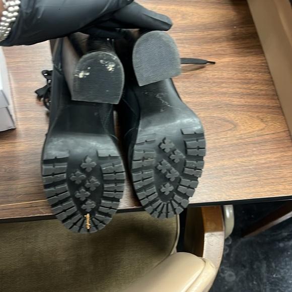 Black Steve Madden boots with heel womens 7.5 - Picture 2 of 4